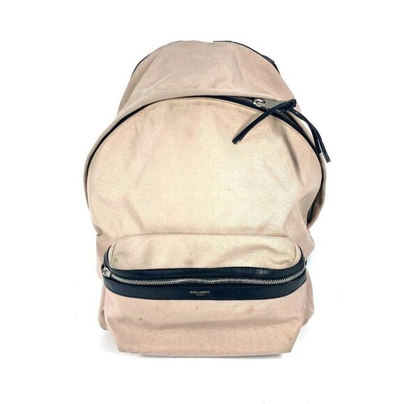 SAINT LAURENT PARIS 326865 logo bag Backpack Pink BeigeBased/Black main image 14
